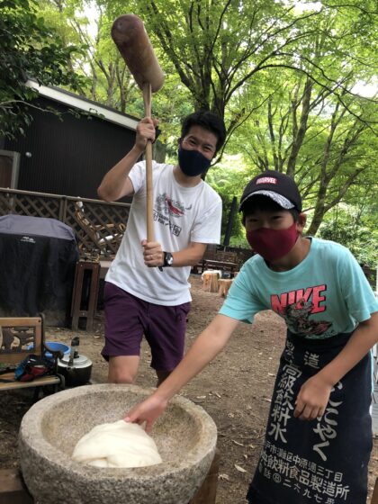 真夏の餅つき サープレオリンピック 六甲山cafe q Third Place Rokko サードプレイスロッコウ 真夏の餅つき サープレオリンピック 六甲山cafe q Third Place Rokko サードプレイスロッコウ